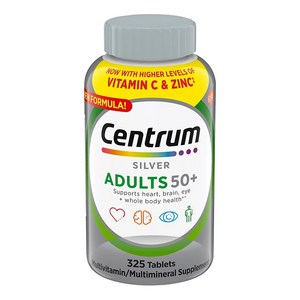 센트룸 Silver Adults 50+ Multivitamin 타블렛, 325정, 1개