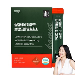 [두드림] 슬림웨이 카무트 브랜드밀 발효효소, 1박스, 30회분