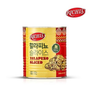 동서 스파게티 피자 파스타 감칠맛 대용량 리치스 할라피뇨 슬라이스 3kg 3kg, 4개