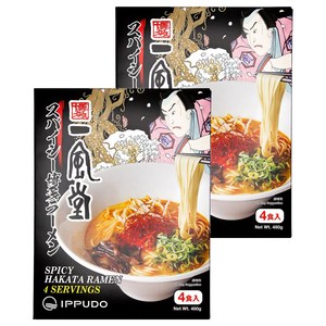 잇푸도 스파이시 하카타 라멘 4개입, 2개