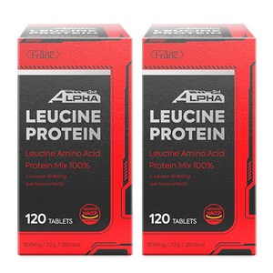 100% 알파닌 3세대 류신 근육 단백질 BCAA 보충제 wpi isp, 120정, 2개
