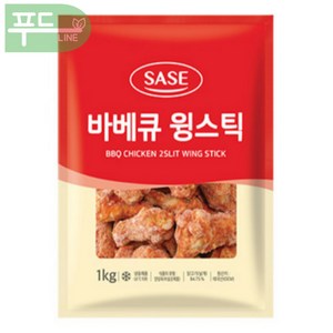 푸드라인_ 사세 바비큐 윙스틱, 1kg, 5개