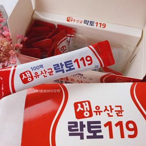 중원바이오팜 100억 생유산균 락토119 포스트바이오틱스 2g 30포 (1개월~12개월), 2개, 60g