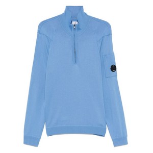 C.P.컴퍼니 렌즈 디테일 스웨터, 블루계열, Standard XL