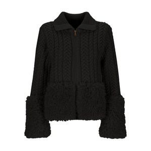 몽클레르 케이블 니트 가디건, 블랙계열, Standard XS(KR 44)