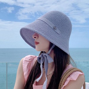 더블유비 여성 버킷햇 넓은챙 여름 보넷 모자