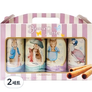 피터래빗 럭셔리 웨이퍼 롤 4종 과자세트, 초코 + 카푸치노 ..., 2세트