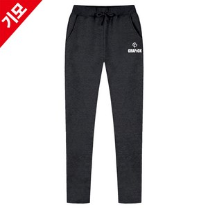 [당일출고/기모추가] 픽로고 트레이닝 바지 빅사이즈 남자여성 ZATB_0004
