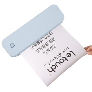 레터치 휴대용프린터 블루투스 무선 라벨 프린터 A4 모바일 포토프린터+롤 감열지 1롤 내장 수험생선물 열전사 감열식