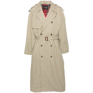 발렌시아가 벨트 맥시 트렌치 코트