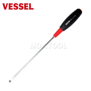 베셀610 -150mm 고무그립 일자드라이버 VESSEL, 1개