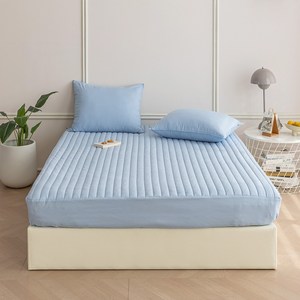 바자르 마카롱 먼지없는 토퍼형 누빔 매트리스커버