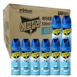 에프킬라 무향(수성) 모기약 500mlX24개, 500ml, 24개