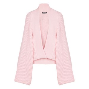 발망 오버사이즈 니트 스웨터, 핑크계열, Standard M(KR 66)