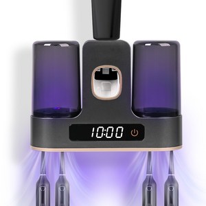 LOMESO 가정용 칫솔살균기 스마트 LED 무선 자외선 칫솔 건조살균기