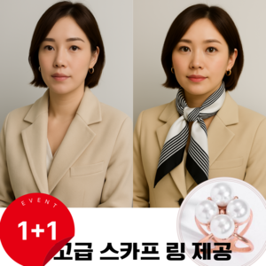 1+1 루나핏 유니크 간절기 90cm 정사각 머플러 데일리 여성 쁘띠 사각 스카프