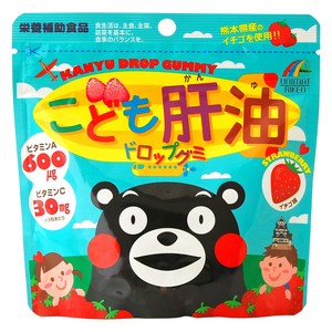 유니마트 어린이 간유 드롭 구미 스트로베리, 1개