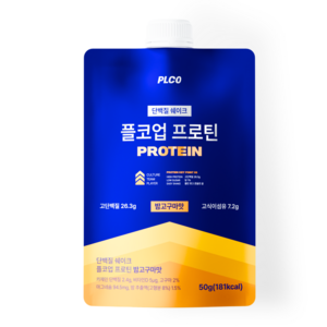 플코업 프로틴 밤고구마맛 단백질 쉐이크 파우치, 50g, 7개