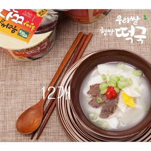 백제 우리쌀 즉석 떡국, 163g, 12개