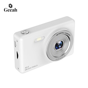 Geeah 빈티지디카 4K 고화질 2.4인치 여행용 미니카메라 64GB