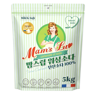 맘스럽 워싱소다 탄산소다 초강력 세탁보조제 100% 탈취인증