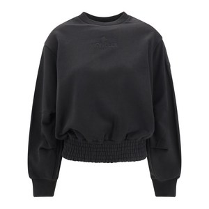 몽클레르 플리츠 코튼 스웨트셔츠