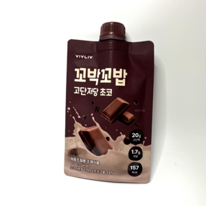 꼬박꼬밥 고단저당 단백질 쉐이크 초코맛 7p, 280g, 1개