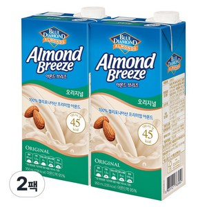 아몬드브리즈 오리지널 두유, 950ml, 2개