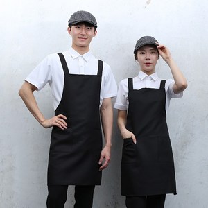 뒤X형 앞치마 앞치마 참존어패럴 참존까운카페 식당 X형 단체 홀 어린이집앞치마, AP-115 커피, 1개