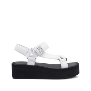 토리 버치 50mm 플랫폼 샌들, US 9(KR 260), 화이트계열