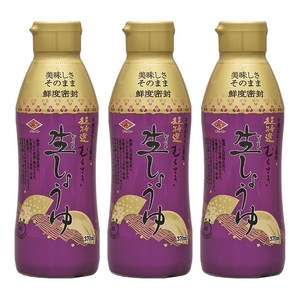 Choko 초특선 무라사키 생 간장 밀봉 보틀, 370ml, 3개
