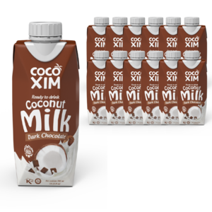 코코씸 코코넛밀크 다크초콜릿, 330ml, 12개