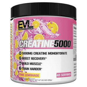 EVLUTIONNUTRITION 크레아틴 5000mg 핑크 레모네이드