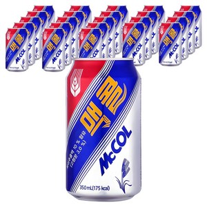 맥콜 캔, 350ml, 24개