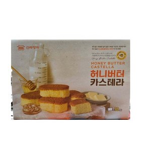 신라명과 Shilla 허니버터 카스테라 18개, 630g, 1개