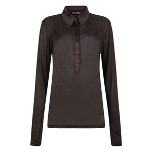 톰포드 실크 블라우스, 브라운계열, Italy 38