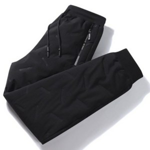 춘게엘 (M~7XL) 빅사이즈 겨울 남녀공용 기모 패딩 바지 시보리 r012