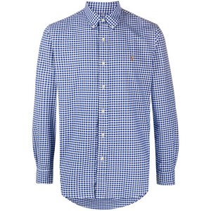 폴로랄프로렌 깅엄 버튼다운 셔츠, 블루계열+화이트계열, Standard XL(KR 43)