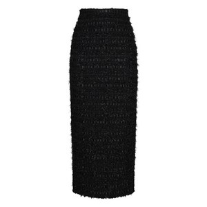 톰 브라운 새틴 리본 프린지 스커트, 블랙계열, Italy 36(KR 33)