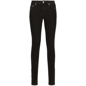 돌체앤가바나 미드 라이즈 스키니 진, 블랙계열, Italy 44(KR 66)