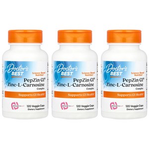 닥터스베스트 아연 L-카르노신 콤플렉스 베지 캡 비건 글루텐 프리, 120정, 3개