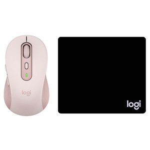 로지텍 무선마우스 + 마우스 패드 일반형