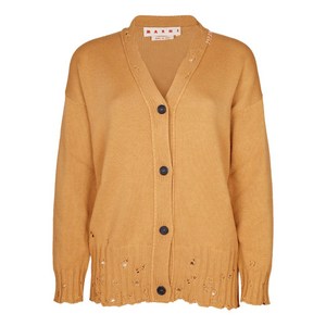 마르니 버튼 디스트레스드 가디건