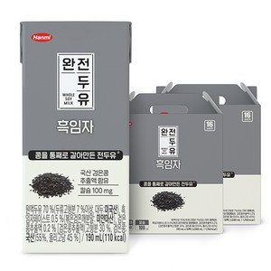 전두유 완전두유 흑임자, 190ml, 32개