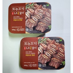 [도누꼬기] LA한쪽갈비 양념육 500g, 2개