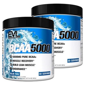 EVLUTIONNUTRITION BCAA 5000mg, 240g, 2개