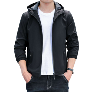 남자 봄가을 후드 점퍼 재킷 캐주얼 바람막이 Men's jacket