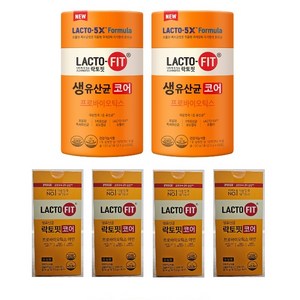 락토핏 코어 유산균 60p, 120g, 4개