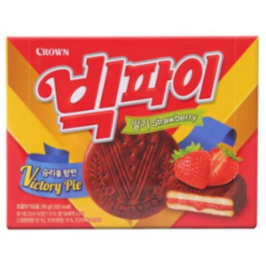 크라운 빅파이 딸기, 216g, 2개