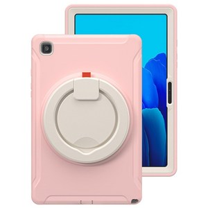 갤럭시탭A7 마카롱 아머 케이스 가로세로 거치대 회전 손잡이